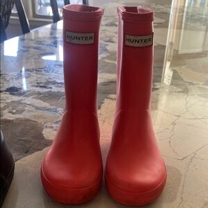 Hunter Pink Rain Boots